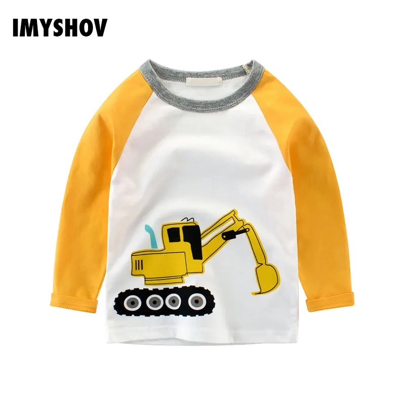 

Cotton Boys T Shirt Tshirts Kids Long Sleeve Tshirt Boy T-Shirt For Girls Tops Baby Girl Clothes Children Top Toddler Tee Shirt