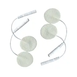 10 пар/лот Диаметр 3 см массажер для тела круглый электрода колодки с кабелем для цифровой физиотерапии массажер миостимулятор