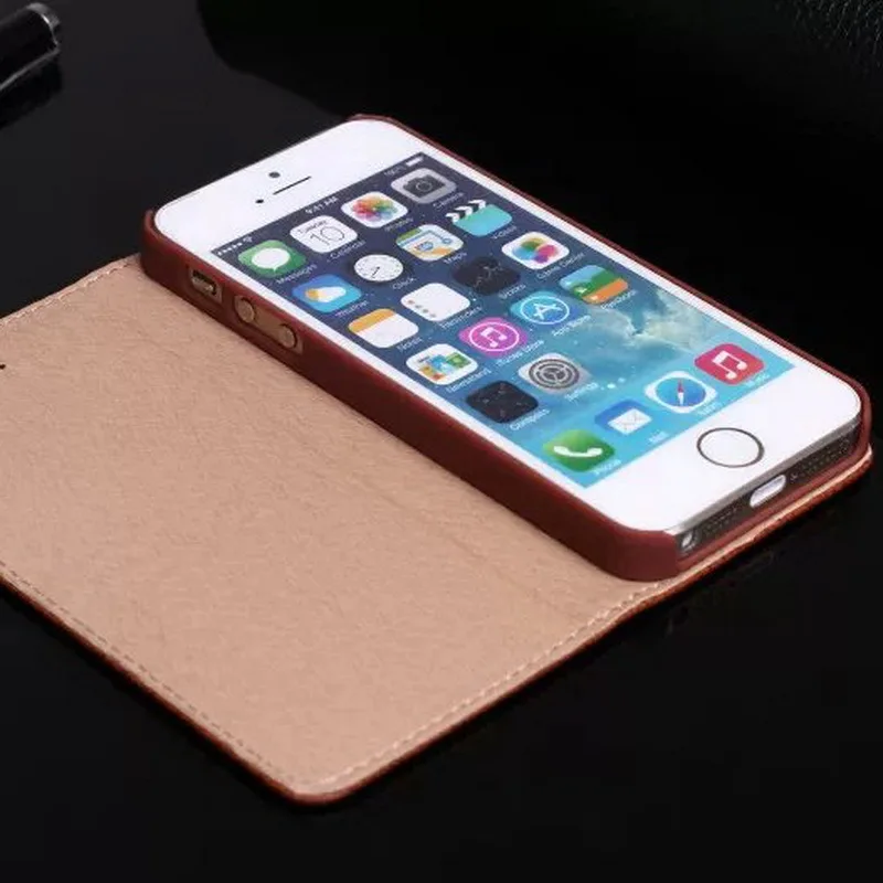 Чехол MAKEULIKE из натуральной кожи для Iphone 5 5S чехол SE роскошный защитный Магнитный 4