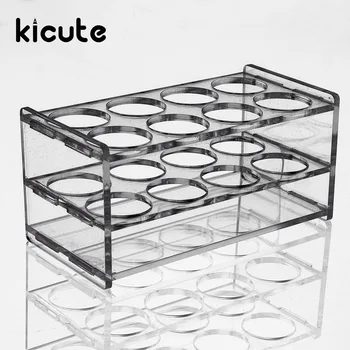 

Kicute 8 Holes Plastic Test Tube Rack Testing Tubes Holder Storage Stand Test tube Stand Shelf Lab School Supplies 145*70*70mm