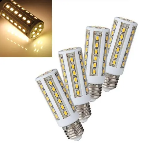 

4 X E27 Ampoule Lampe Spot 5630 SMD 42 LEDs Blanc Chaud  630LM 220V-240V