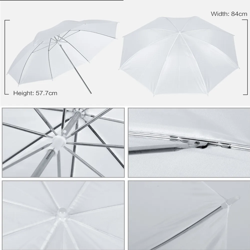  Photo Studio Lighting Kit 2x3M Background Support System With 4Pcs Backdrop Photography LED Light S
