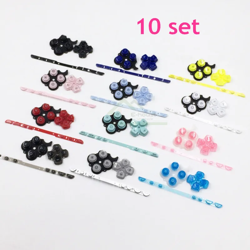 10 set Colorful Left Right Buttons Set Replacement for PSP 2000 PSP2000 Game Console Kit Repair Part without packing | Электроника