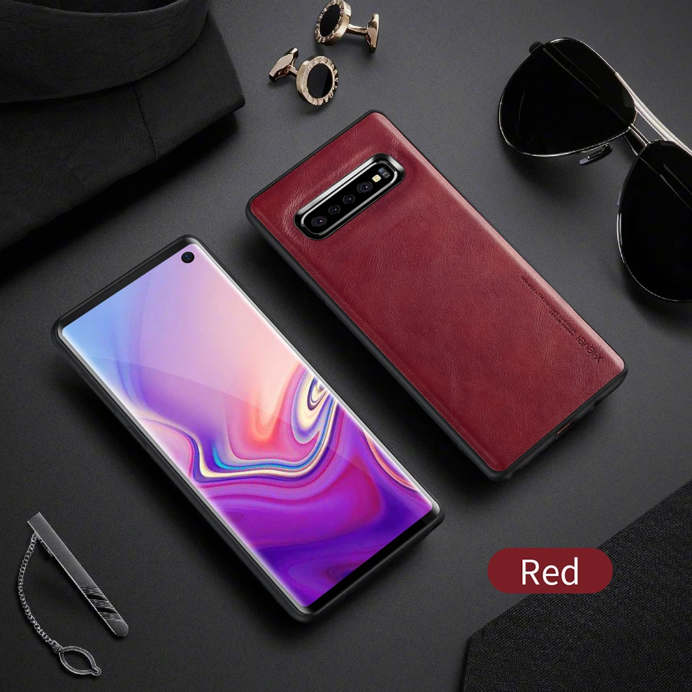 X-Level кожаный чехол для samsung Galaxy S10 Plus, мягкий силиконовый чехол для samsung S10 S10e S10+ чехол