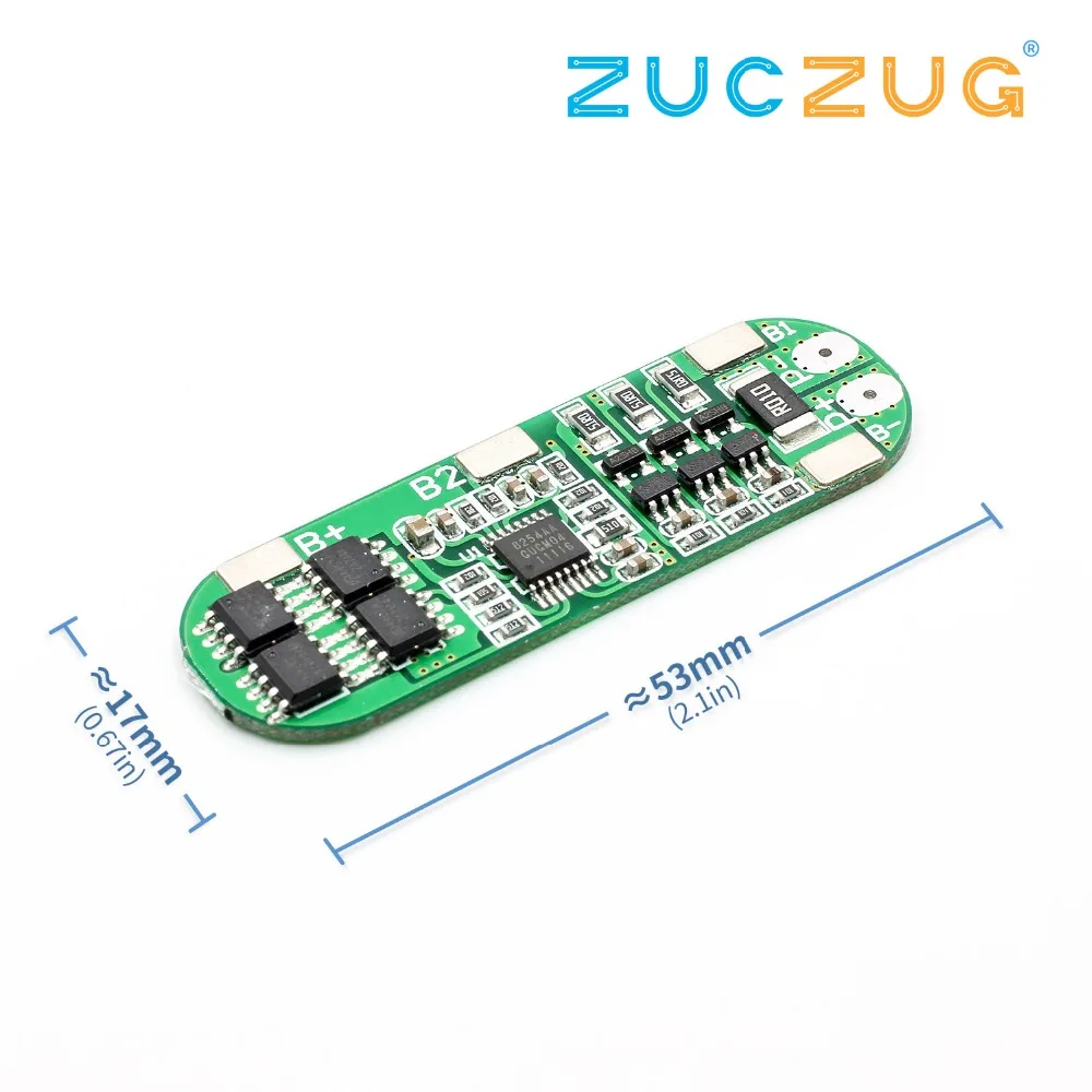 

3S 12.6V 18650 Lithium Battery Protection Board 11.1V Charge Balancer 10A Overcurrent Protection