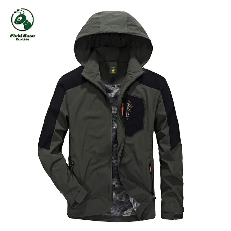 FIELDBASE hooded Men jacket Coat Military Tactical Jackets