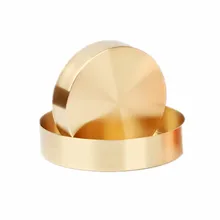 Роскошный круглый латунный туалетный лоток канцелярский держатель для ванной комнаты, комода, кухни, ювелирных изделий Настольный органайзер медные лотки держатель ручки