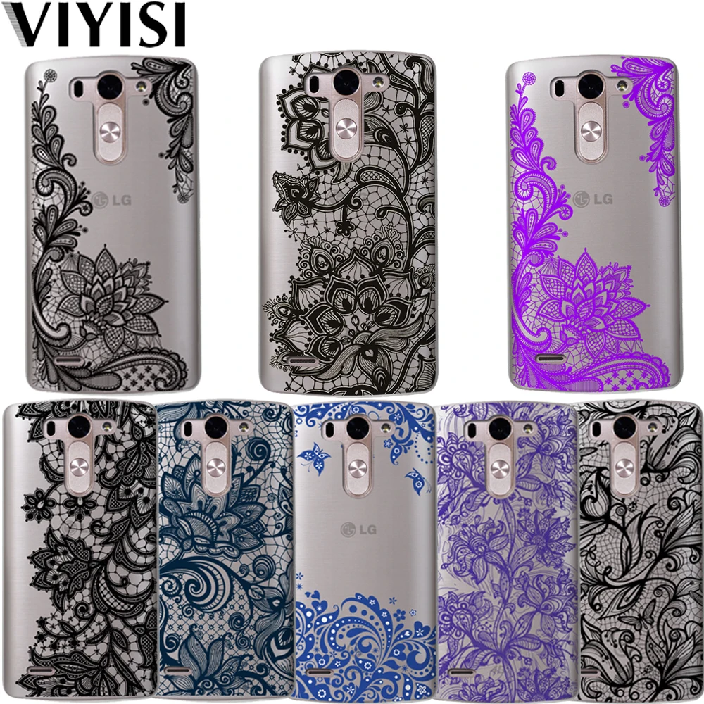 

Mandala Floral For LG G4 G5 G6 Phone Case X Power 2 Q6 Q8 K7 K8 K10 2017 Coque Sexy Lace Flower Shell Cover Fundas Capas Etui