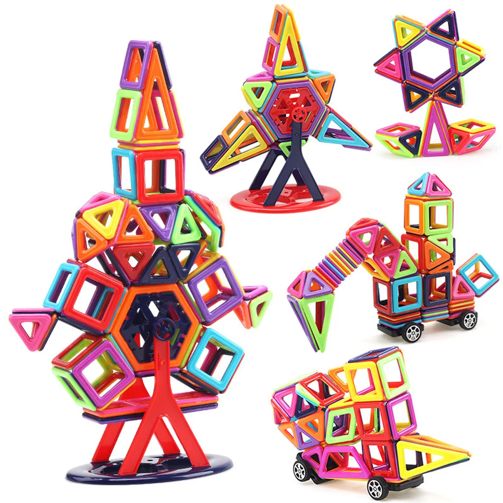 1 шт. Магнитный конструктор строительные блоки 3D модели и строительные игрушки магнитные блоки аксессуары Развивающие игрушки для детей подарок
