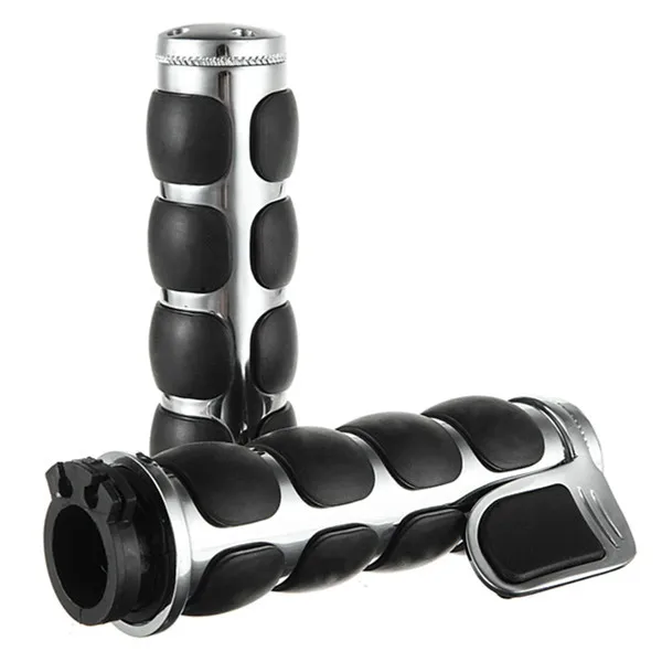 Universal 1'' Handlebar Hand Grip W/ Throttle Boss for Harley Davidson