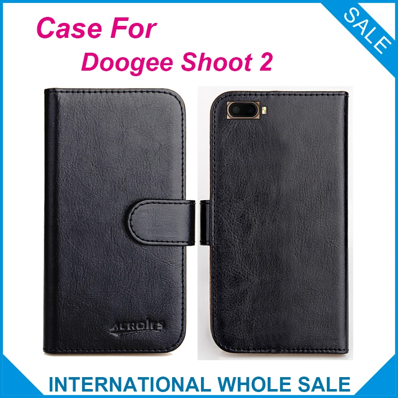 Хит! 2017 чехол Doogee Shoot 2 6 видов цветов высококачественный эксклюзивный кожаный Для