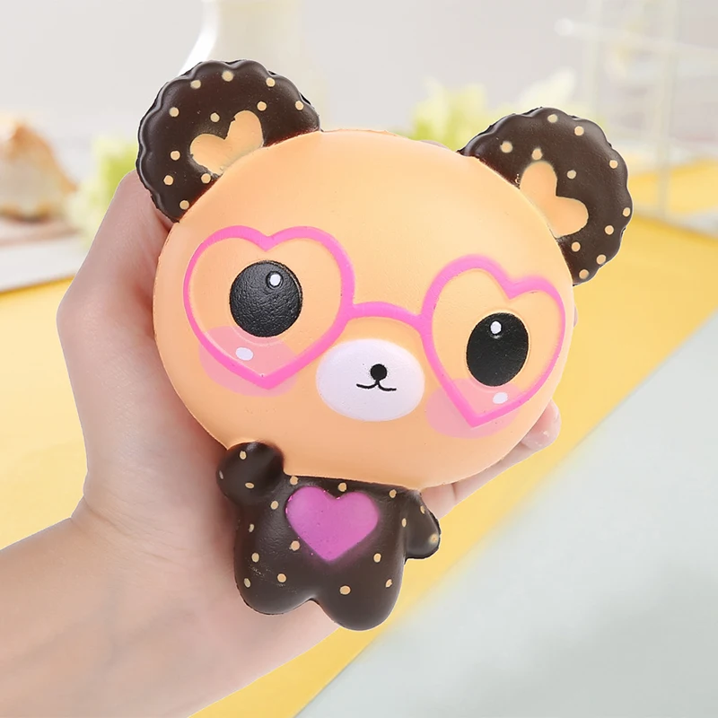 14 см анти-стресс Squeeze Toy Kawaii мультфильм любовь медведь мягкими игрушками замедлить рост с крем ароматические для детей эластичные игрушка