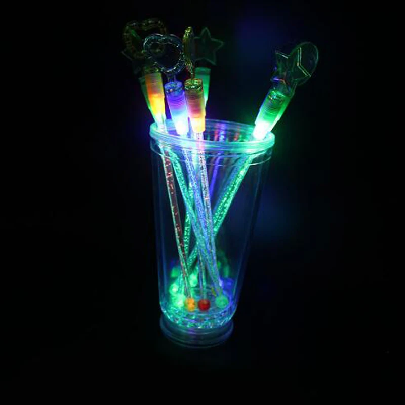 LED Glowing Stir Bar Flashing Led Light Up Toys Christmas Luminous Toys For Kids Party Bar Club Supplies Colorful Stick Toy (6)