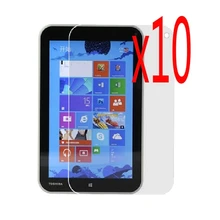 10x пленка для ЖК-дисплея+ 10x чистой тканью, прозрачный акриловый Экран защитная плёнка для НУА Вэй щитки для Тошиба Еncore WT8 WT8-AT01G 8"