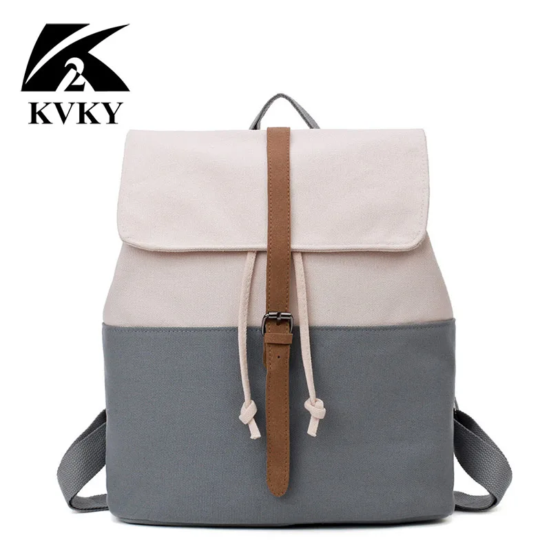 

Vintage Canvas Shoulder Bag Women Backpack Mochila Escolar School Bags for Teenagers Girls Backpack Book Bag Retro Backpack