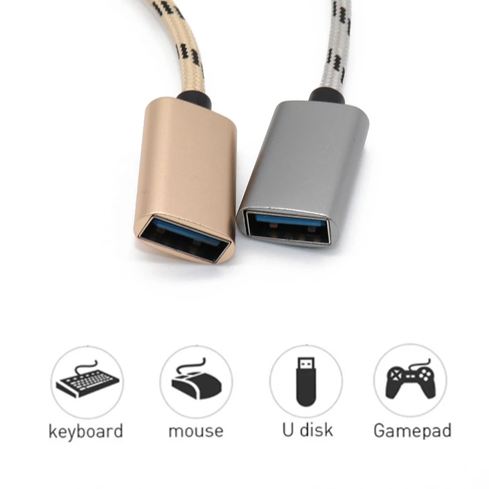 2 в 1 OTG адаптер USB Type C + Micro USB|Переходники и адаптеры| |
