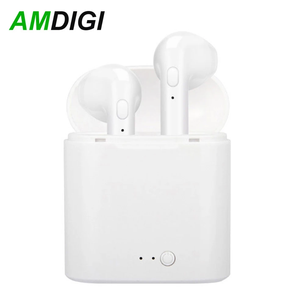

AMDIGI i7S TWS Earphone Ture Stereo TWS Earbuds Dual Ear Bluetooth Earphone for iPhone 8/8P/7/7P/ XS Max/XS/X/XR Earbuds