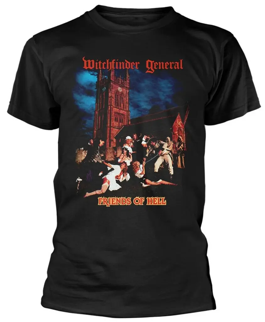 Witchfinder General Друзья Хелла Футболка-новая и официальная!  Мужская | Мужские футболки -33060842834