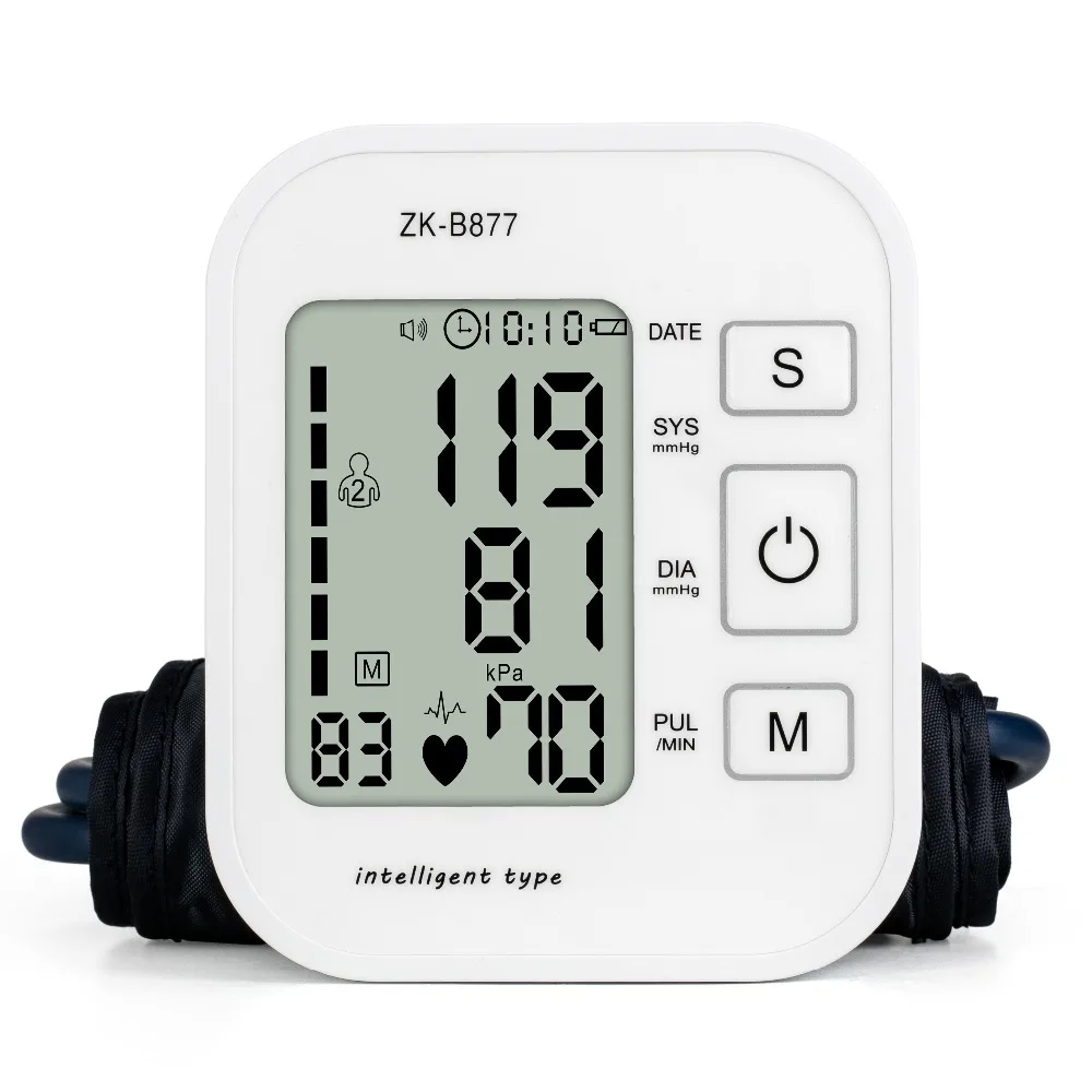 Automatic Digital Upper Arm Blood Pressure Monitor Heart Beat Rate
