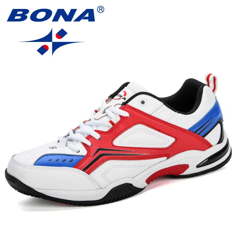 Cena BONA Tenis Masculino mężczyźni profesjonalne buty do tenisa oddychające buty sportowe antypoślizgowe trampki Fitness sportowe do biegania wygodne