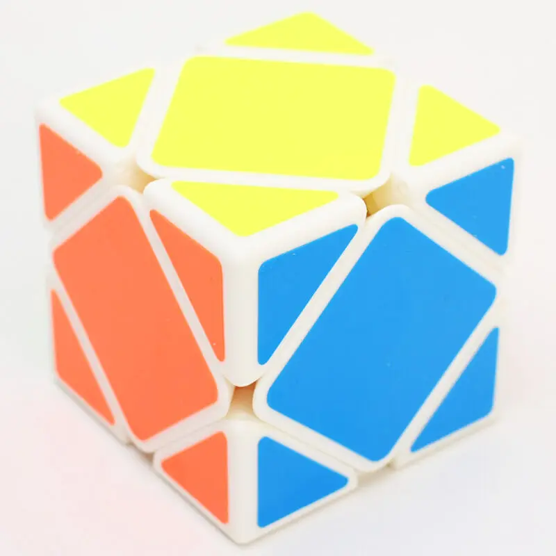 QiYi QiCheng A 3x3x3 speed Skew магический куб Развивающий Пазл крутильная игрушка белая ультра-гладкая необычная кубическая головоломка ABS