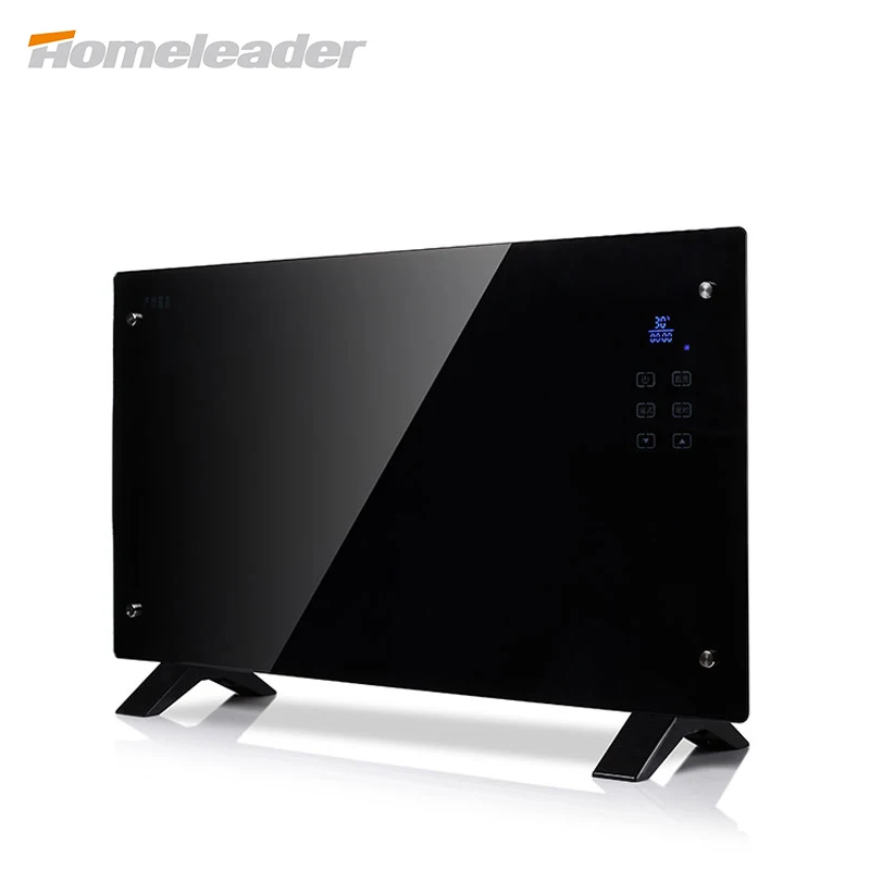 Homeleader Electric Panel Heater GH 20F,Crystal Glass Flat Convector