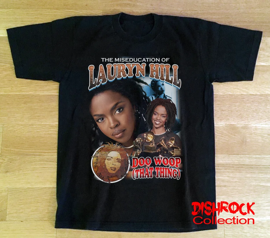 

Lauryn Hill T shirt The Miseducation Of Lauryn Hill Hip Hop Print Short Sleeve Men Top Novelty T Shirts Men'S Brand Clothing