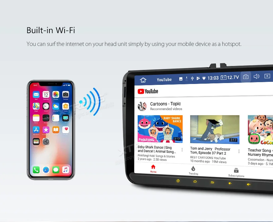 Discount 9" Android 9.0 Multimedia Car Stereo Radio Player GPS for Volkswagen Golf Passat CC Touran Tiguan Sharan for Skoda for Seat 15