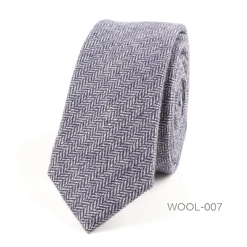 TagerWilen хорошее качество шерсть шеи галстуки для мужчин 6 см узкие Твердые Узкий галстук Gravata вечерние свадебные Бизнес Офис T-141
