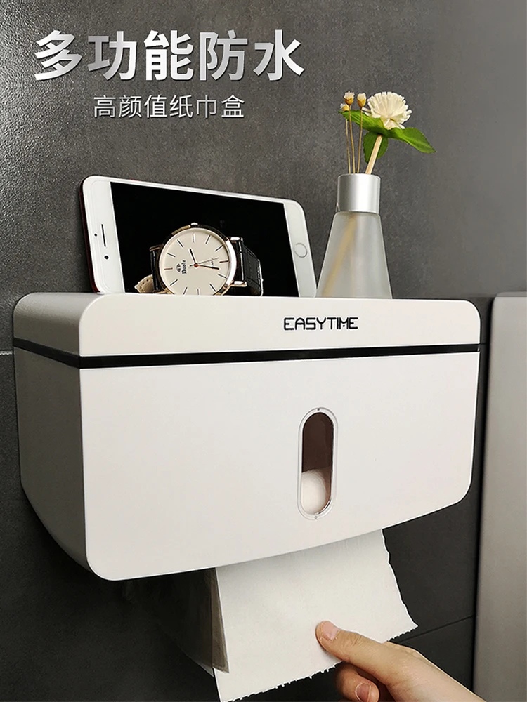 

helper toilet tissue box lavatory Suction roll of paper accept originality waterproof Free of punch commodity shelf