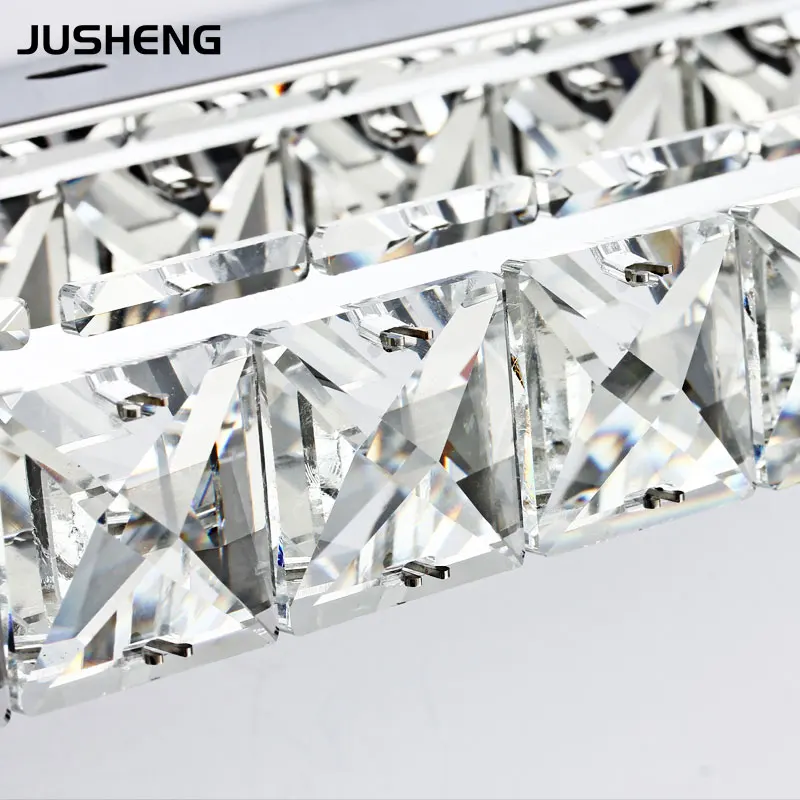 JUSHENG 14 Вт хрустальное зеркало для ванной светодиодное передние фары шампанское и
