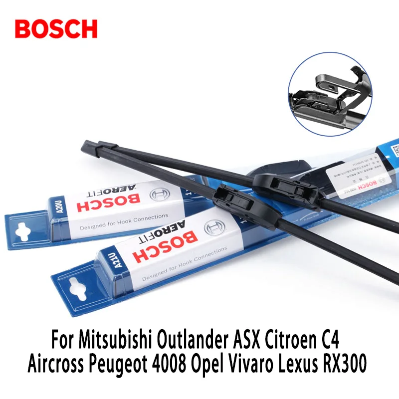 2pieces/set Bosch Wiper Blades For Mitsubishi Outlander ASX Citroen C4