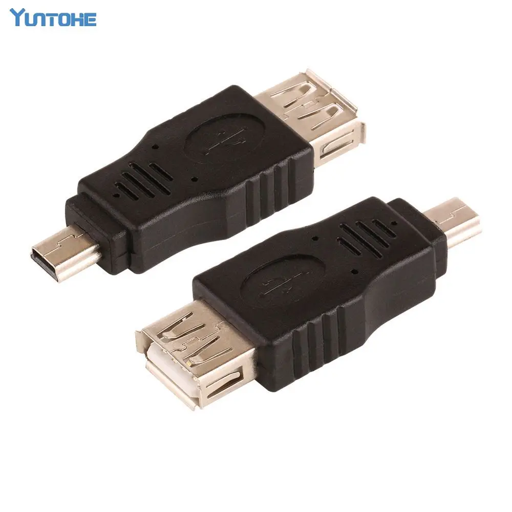 

ZJT33 USB 2.0 A Female Jack to Mini USB B 5Pin Male Plug OTG Adapter Connector 100pcs/lot