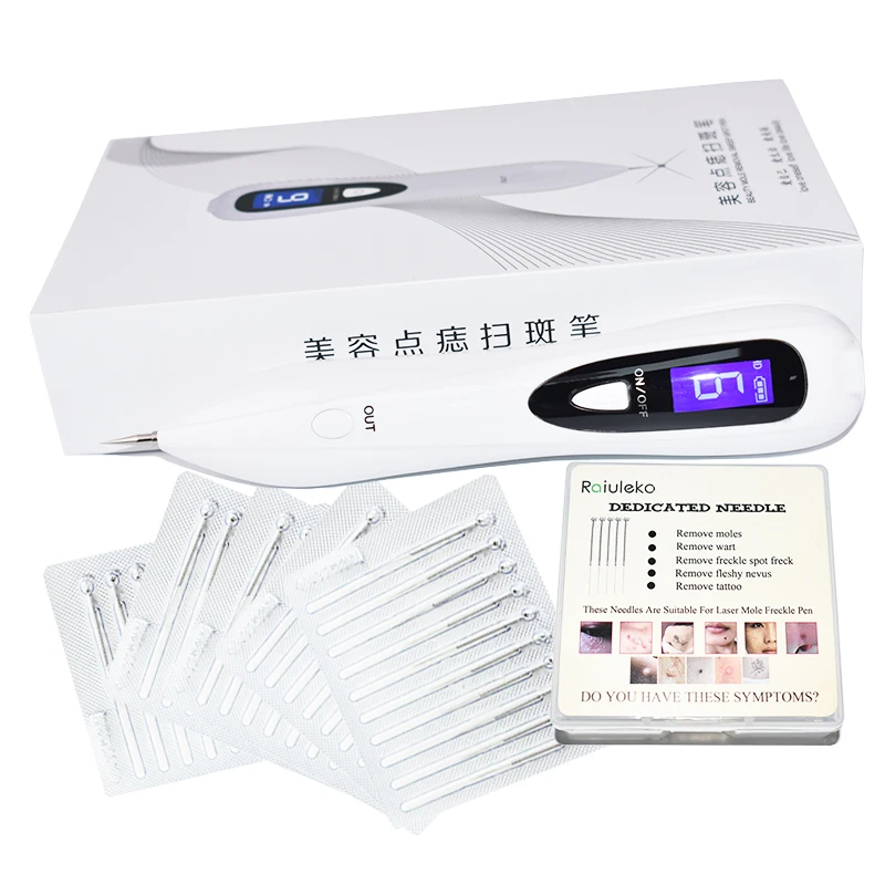 6 Gears LCD Laser Sweep Freckle Mole Removal Pen Tattoo ...