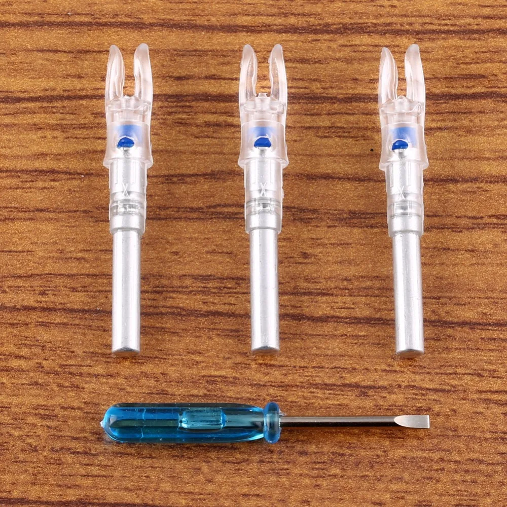 US STOCK 3pcs Blue Lighted X Nocks Automatical Released activated X Led