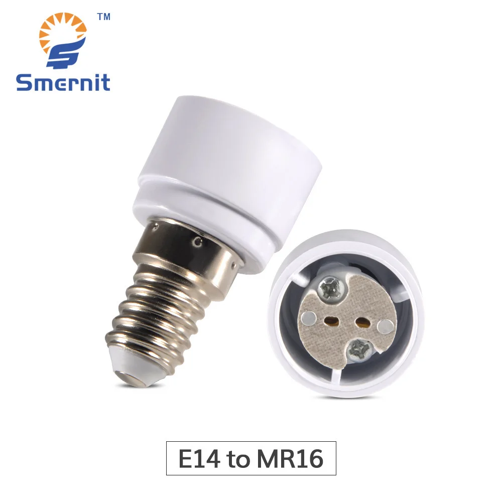 

1PCS E14 to MR16 Lamp Holder Converter LED Light Base Adapters Socket Conversion Light Bulb Base Screw Adapter