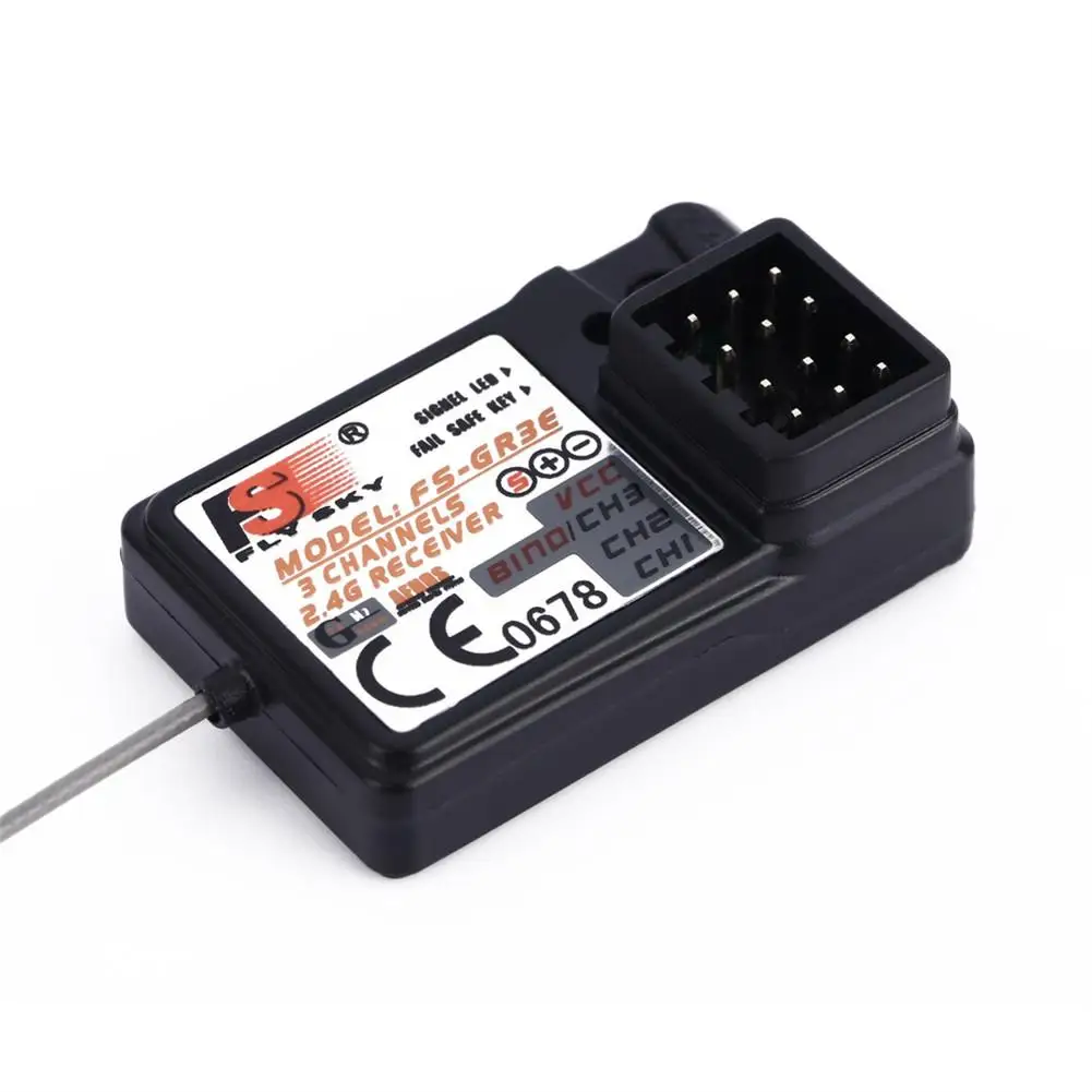 

The Standard FS-GR3E 2.4Ghz 3-Channel Receiver for Rc Car Auto Boat New