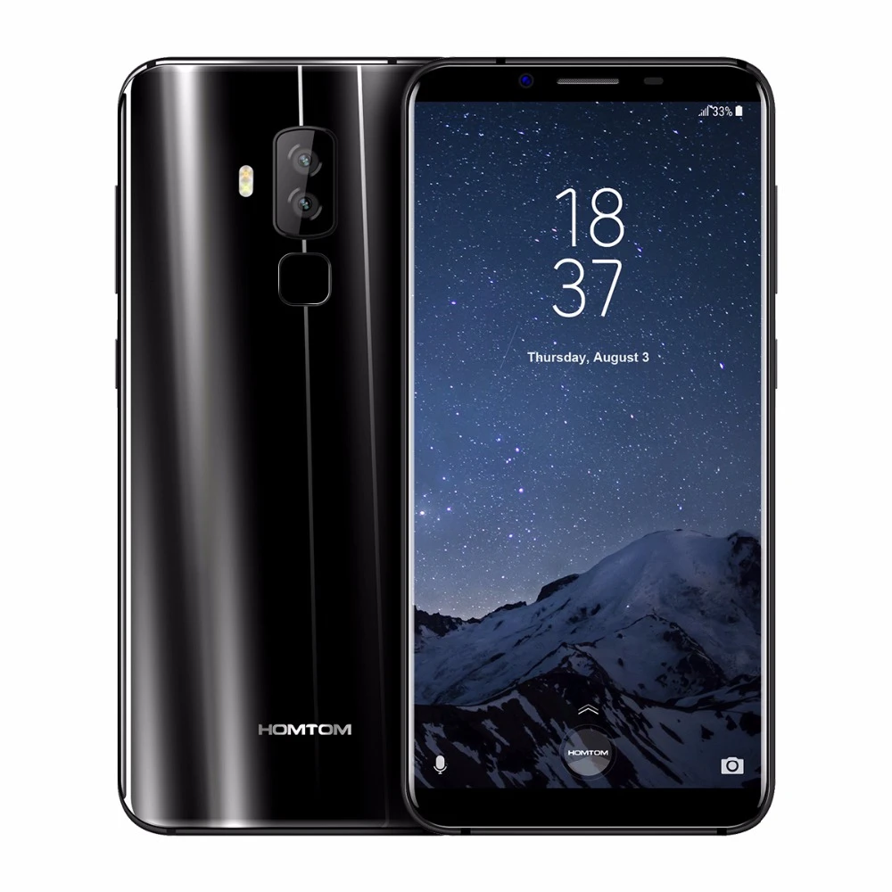 Смартфон HOMTOM S8 4G 5," HD+ экран 18:9 соотношение MTK6750T Восьмиядерный 4 Гб 64 Гб 16,0 Мп+ 5,0 Мп двойная задняя 13,0 МП Передняя камера мобильного телефона