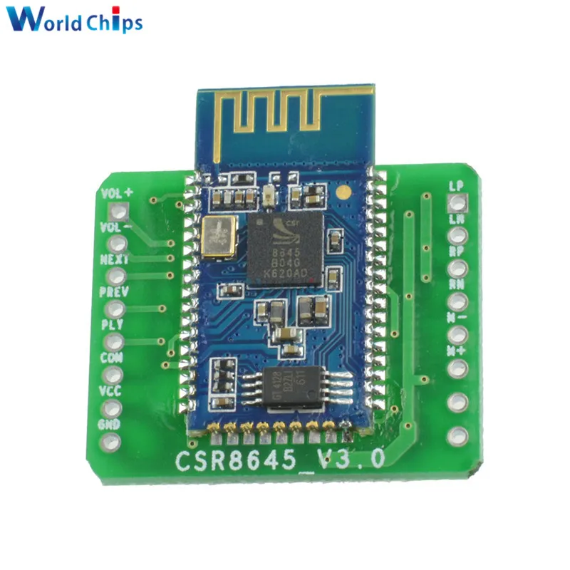 

5W+5W Bluetooth 4.0 CSR8645 Amplifier Board Bluetooth APT-X Hifi Audio Stereo Receiver AMP Module DC 3.3-4.2V Top Sound Quality