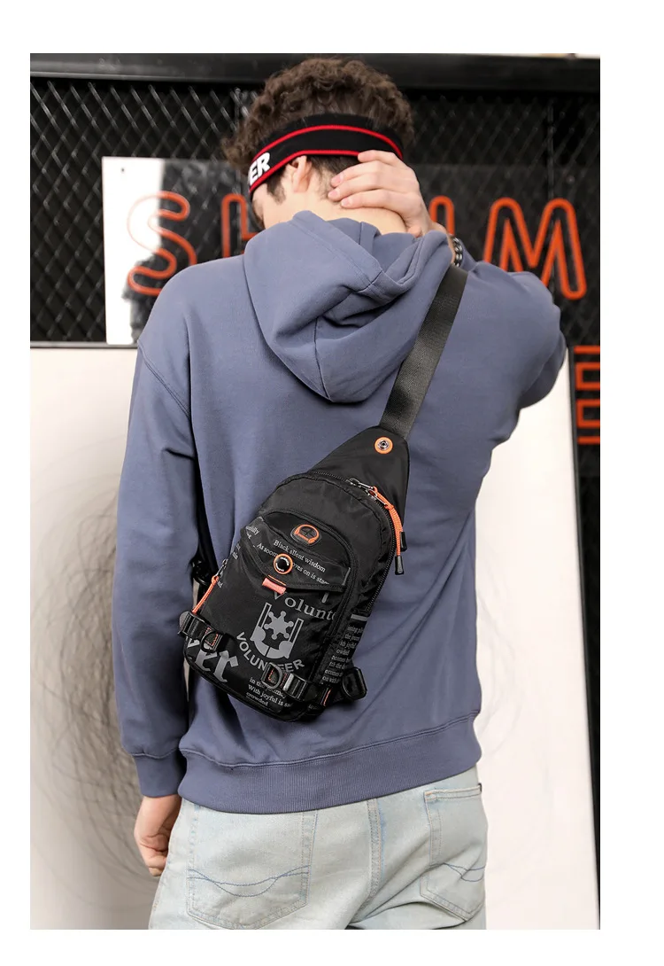 Motorola Ride Sling Back Day Pack мужские сумки через плечо повседневные высококачественные нейлоновые мужские сумки-мессенджеры рюкзак; нагрудная сумка