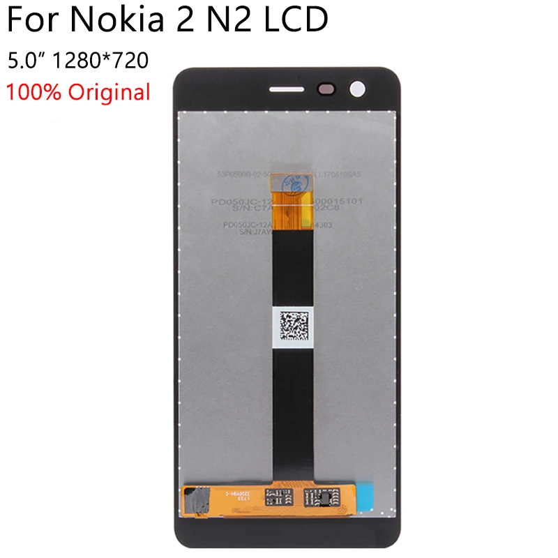 Для Nokia 2 N2 TA-1007 TA-1029 TA-1023 TA-1035 TA-1011 ЖК-дисплей кодирующий преобразователь сенсорного экрана в сборе Замена