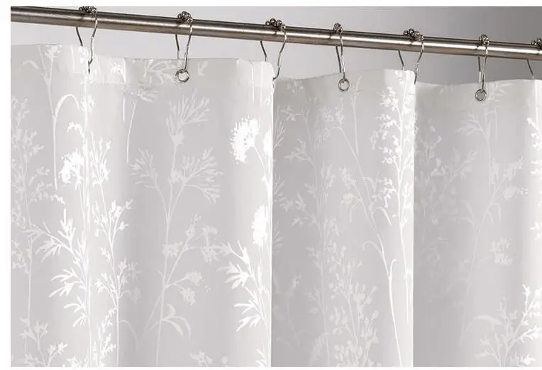 Высококачественный водонепроницаемый и анти-формы изоляции шторы Горячая полиэстер ткань печати шторы для ванн Атлас оставляет шторы