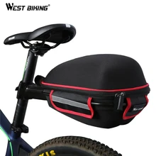 WEST BIKING Bike Rear Bag Reflective Waterproof Rain Cover Portable Mountain Road Bike Cycling Tail Extending Saddle Bicycle Bag