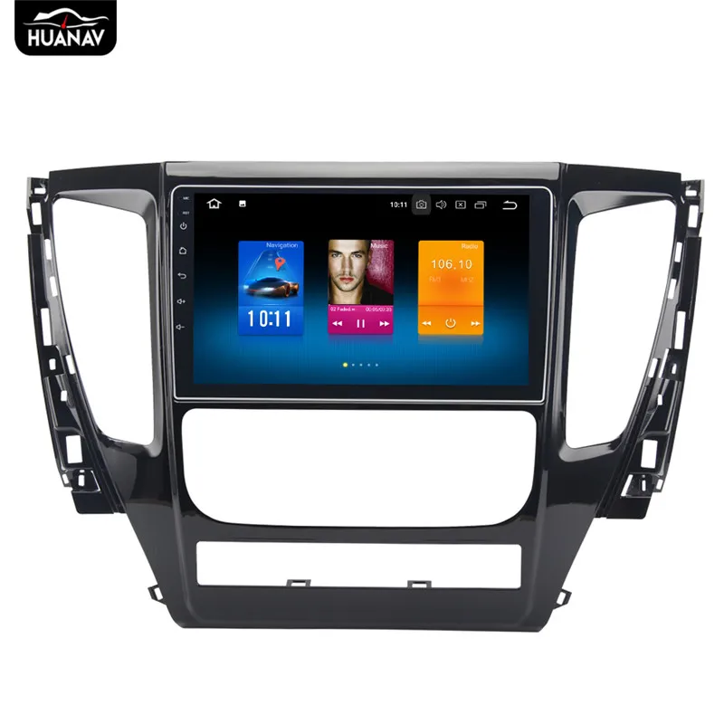 

9" touch screen Android8.0 Car DVD player GPS navigation for Mitsubishi Pajero sport 2016 2017 Auto radio multimedia player DSP