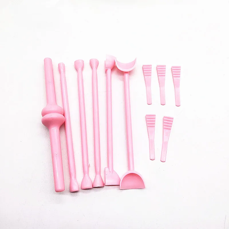 11PcsSet Fondant Cake Carving Tools Eye Mold Tool Sugarcraft Plastic Fondant Cutter Cake Decor Mould Wrinkle Printing Mould3