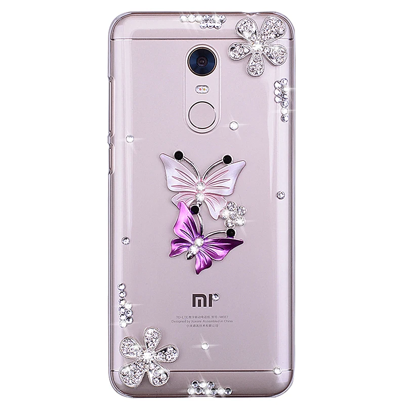 Чехол для телефона с 3D блестящими стразами Xiaomi redmi 5 plus note 7s 7 6 k20 pro 3s s2 MI A2 LITE A1 5X 6X 8