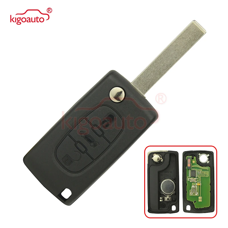 

CE0536 Flip key HU83 434Mhz with ID46 chip for Citroen C3 C4 C5 key 3 button