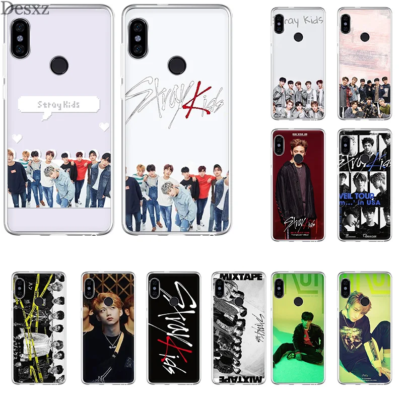 

Gerleek Stray Kids KPop Hard Phone Case For Xiaomi Mi 5 6 8 9 9E 5S MAX 3 A1 A2 5X 6X A2 Lite F1 Mix 2S Protection Cover