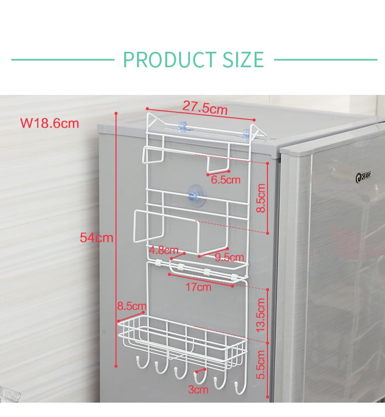 ORZ кухонная Nevera боковая полка, боковая стенка, универсальная полка для хранения трещин, многослойный держатель, холодильник, Estante, холодильник