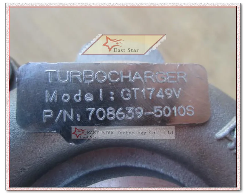 GT1749V 708639 708639-5010S 7701474960 Turbocharger For Renault Espace Laguna Megane DCi VOLVO S40 V40 F9Q D4192T3 1.9L 115HP (7)